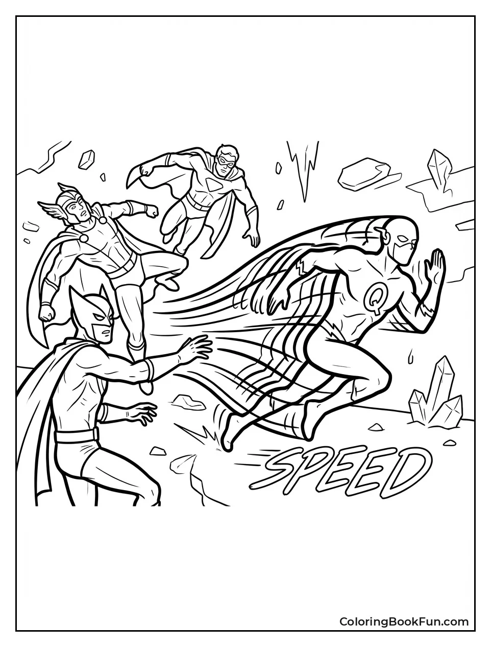 Quicksilver Blurs in Speed