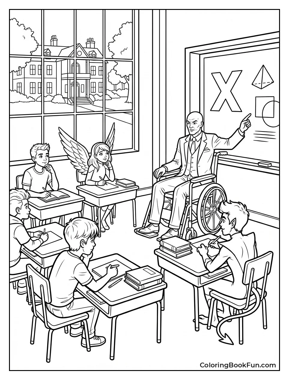 Professor X Teaches Mutants