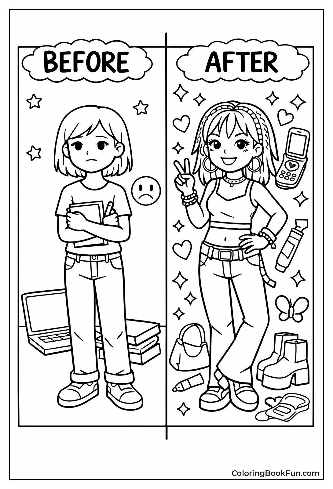 Before and After Makeover