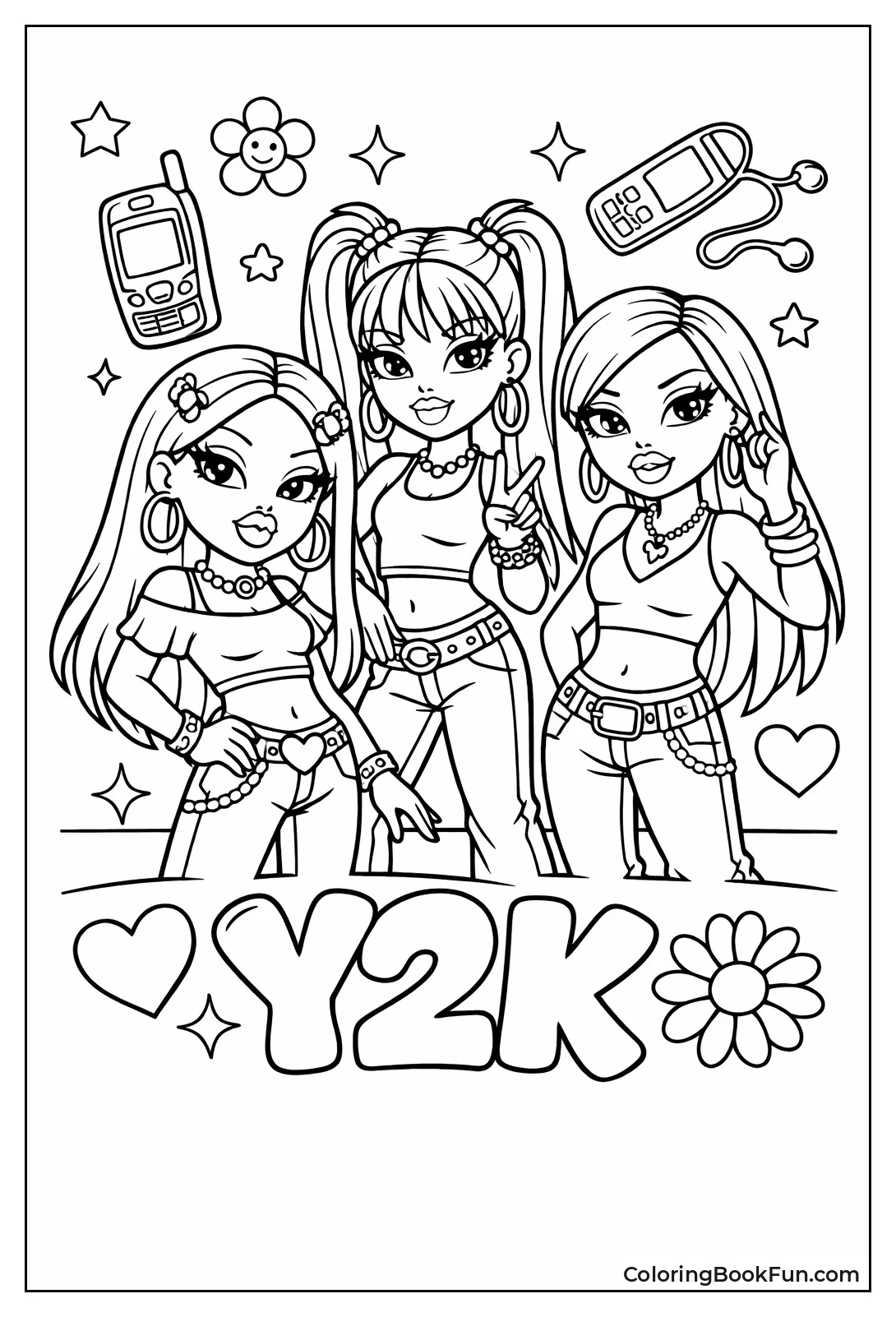 Bratz Doll Poses in Chunky Jewelry