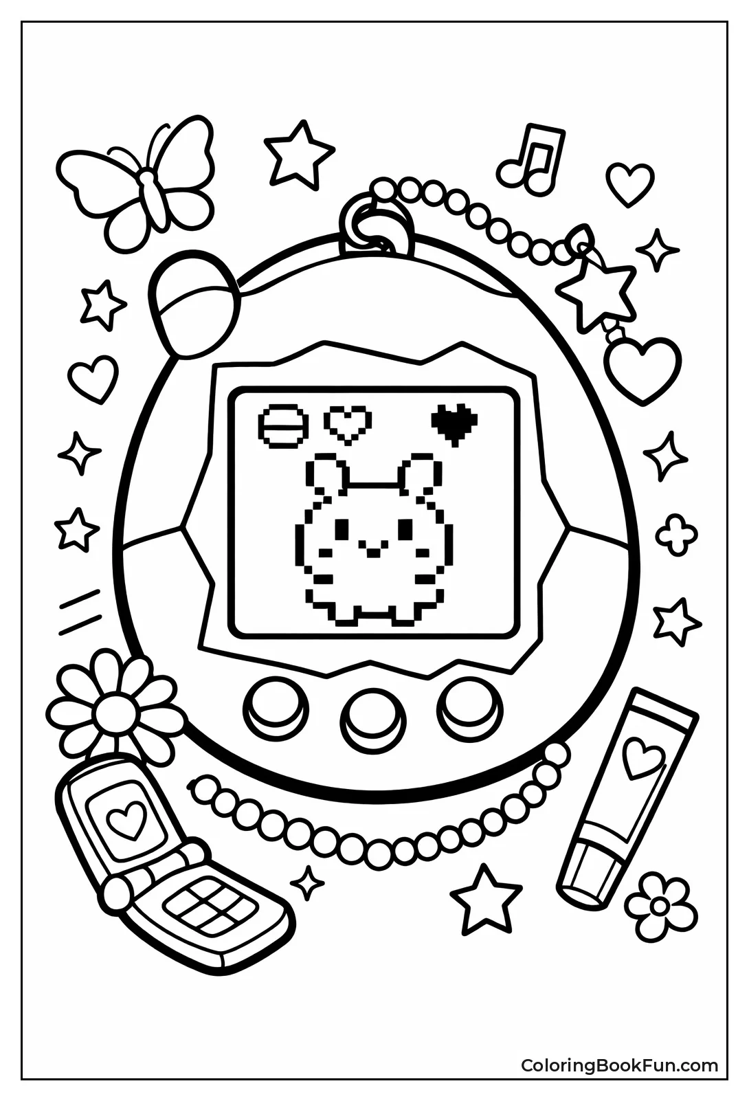 Pixel Tamagotchi Creature