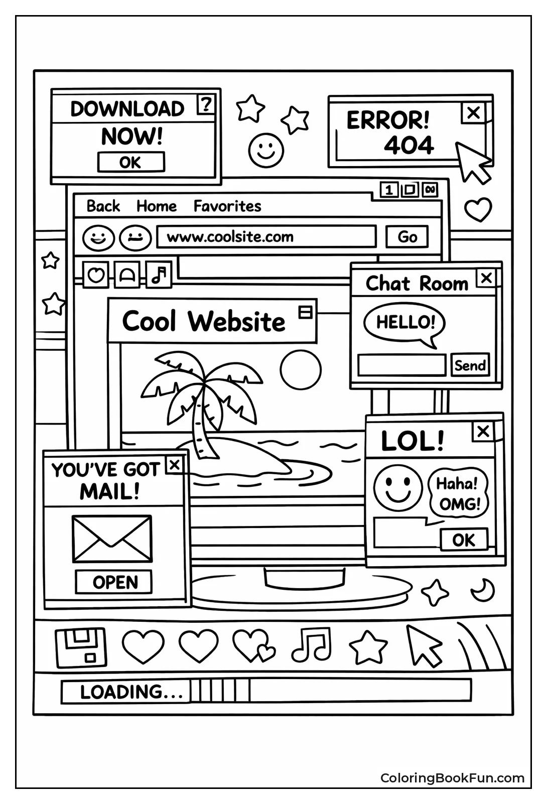 Vintage Internet Browser