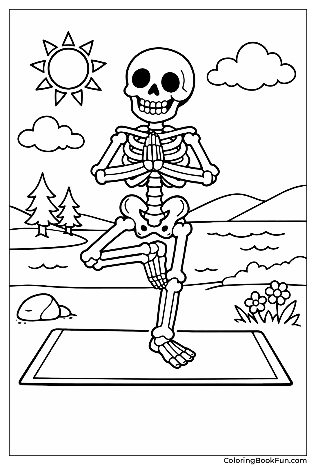 Skeleton Posing in Yoga
