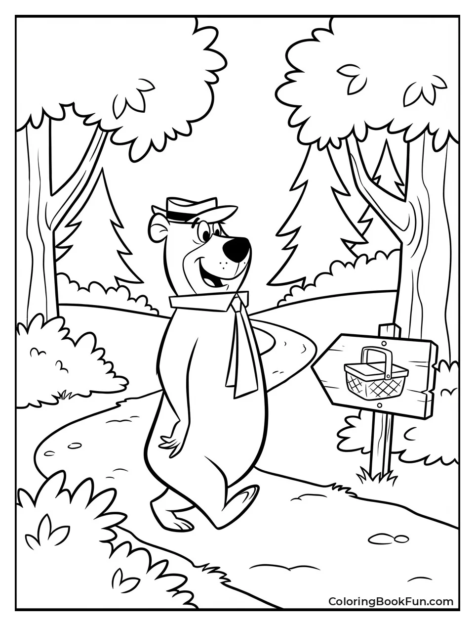 Winding Forest Path Walk