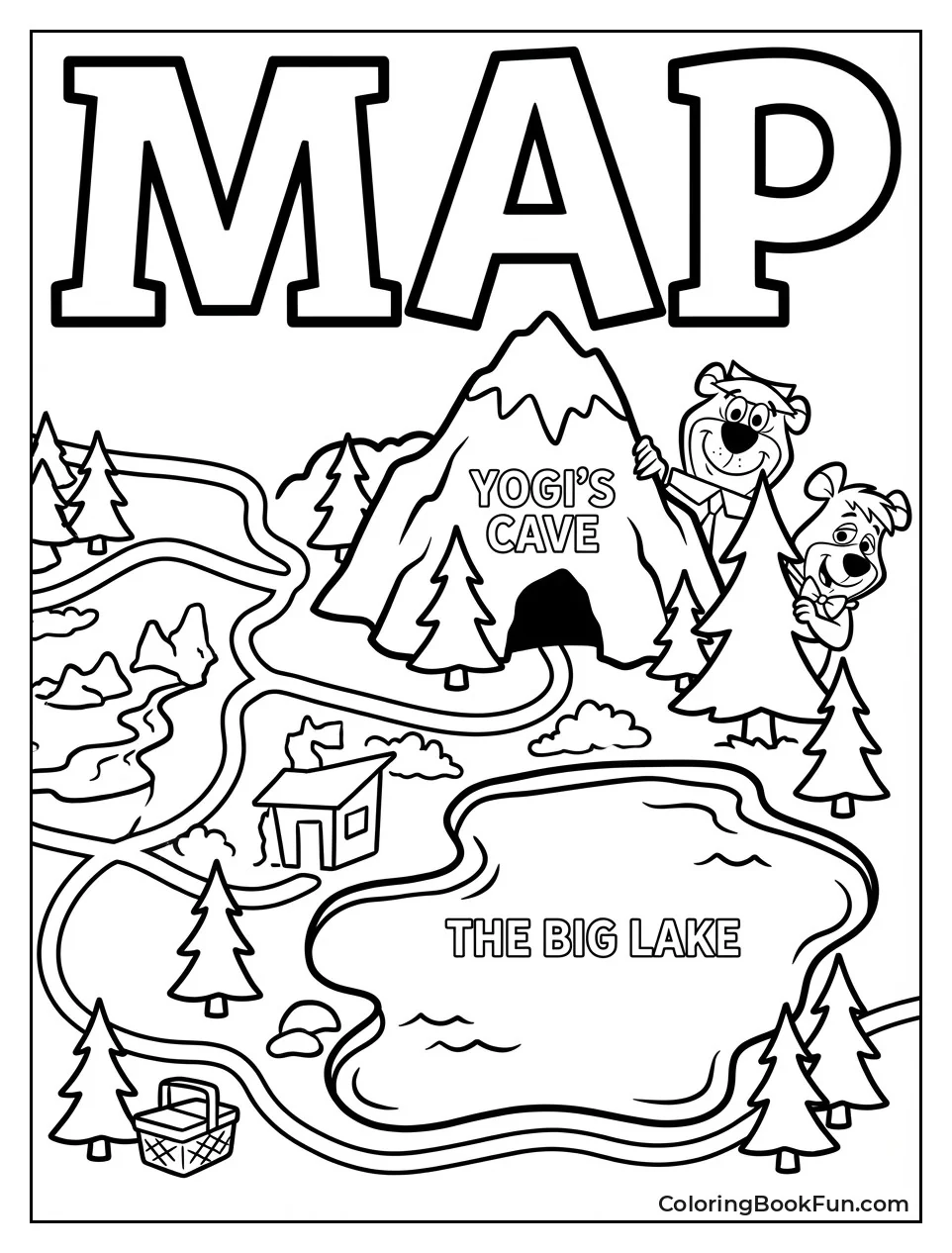 Jellystone Park Adventure Map