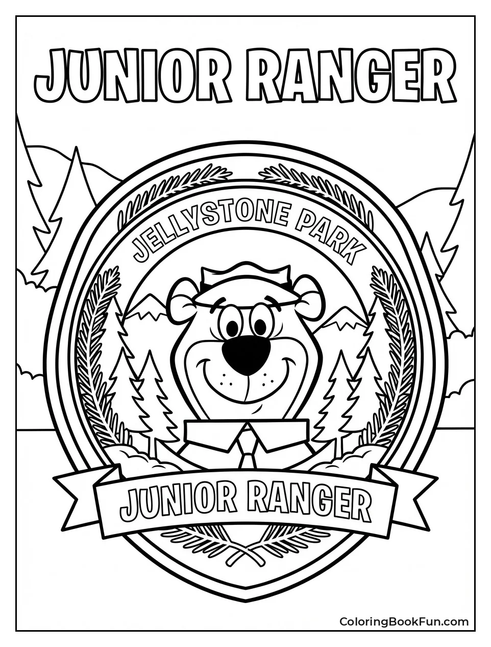 Yogi's Detailed Ranger Badge