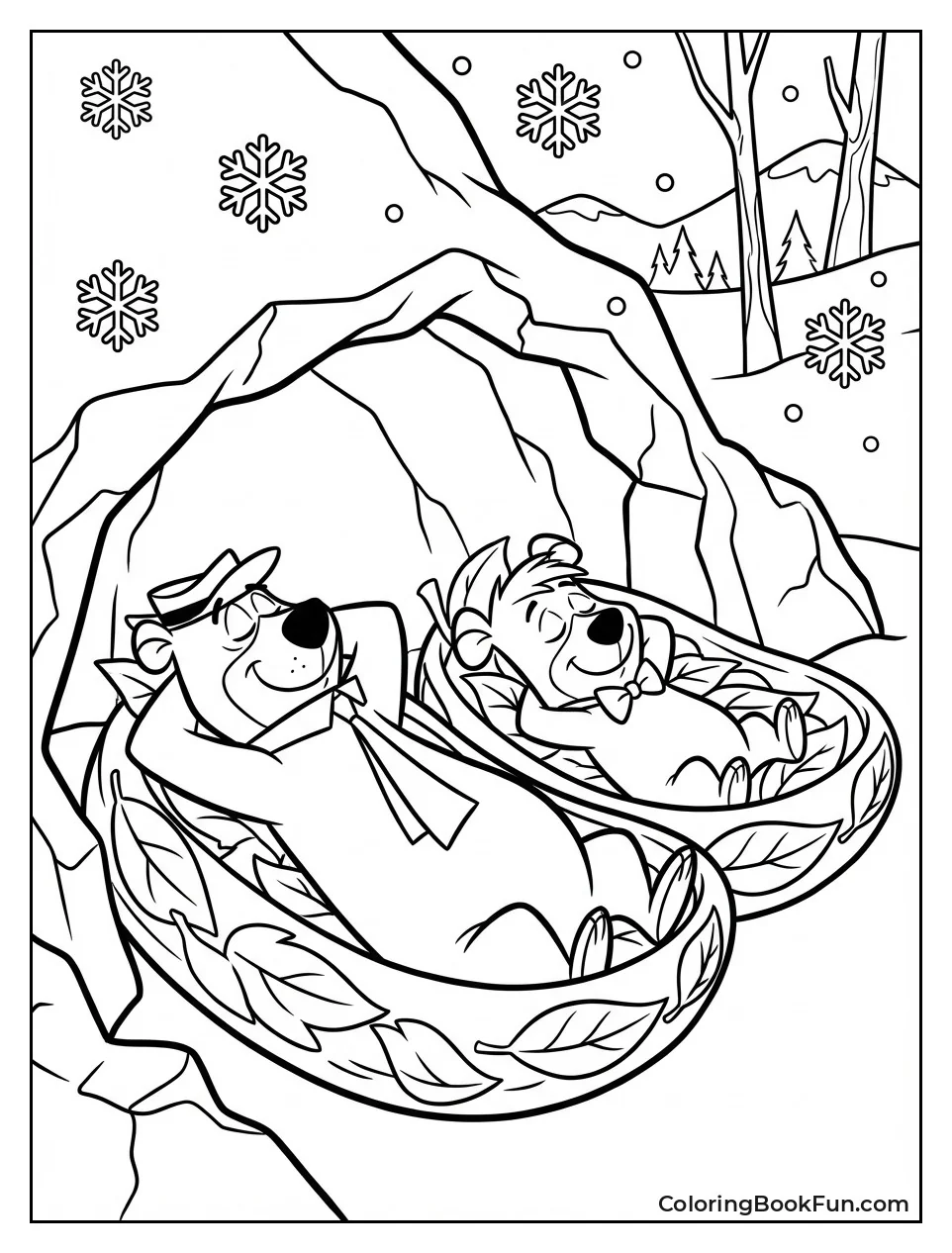 Bears Hibernate in Cave