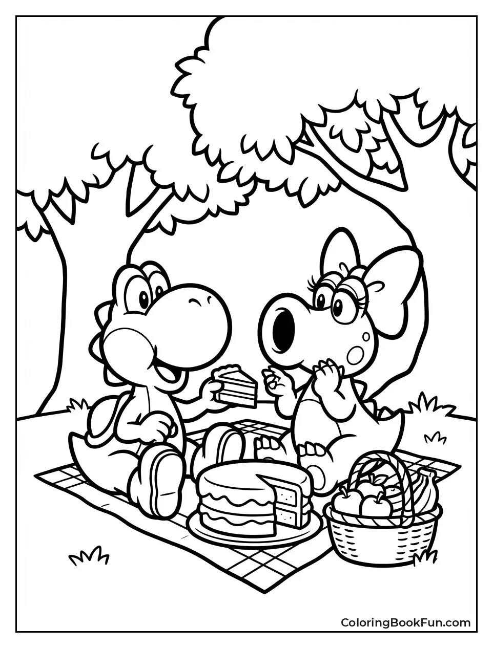 Yoshi Birdo Picnic Date