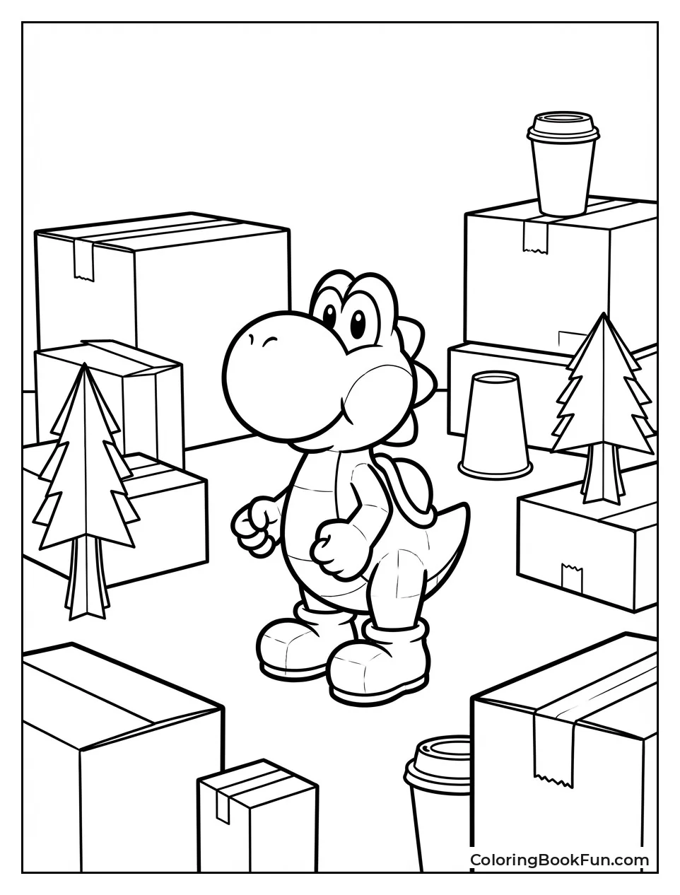 Paper Yoshi Craft World