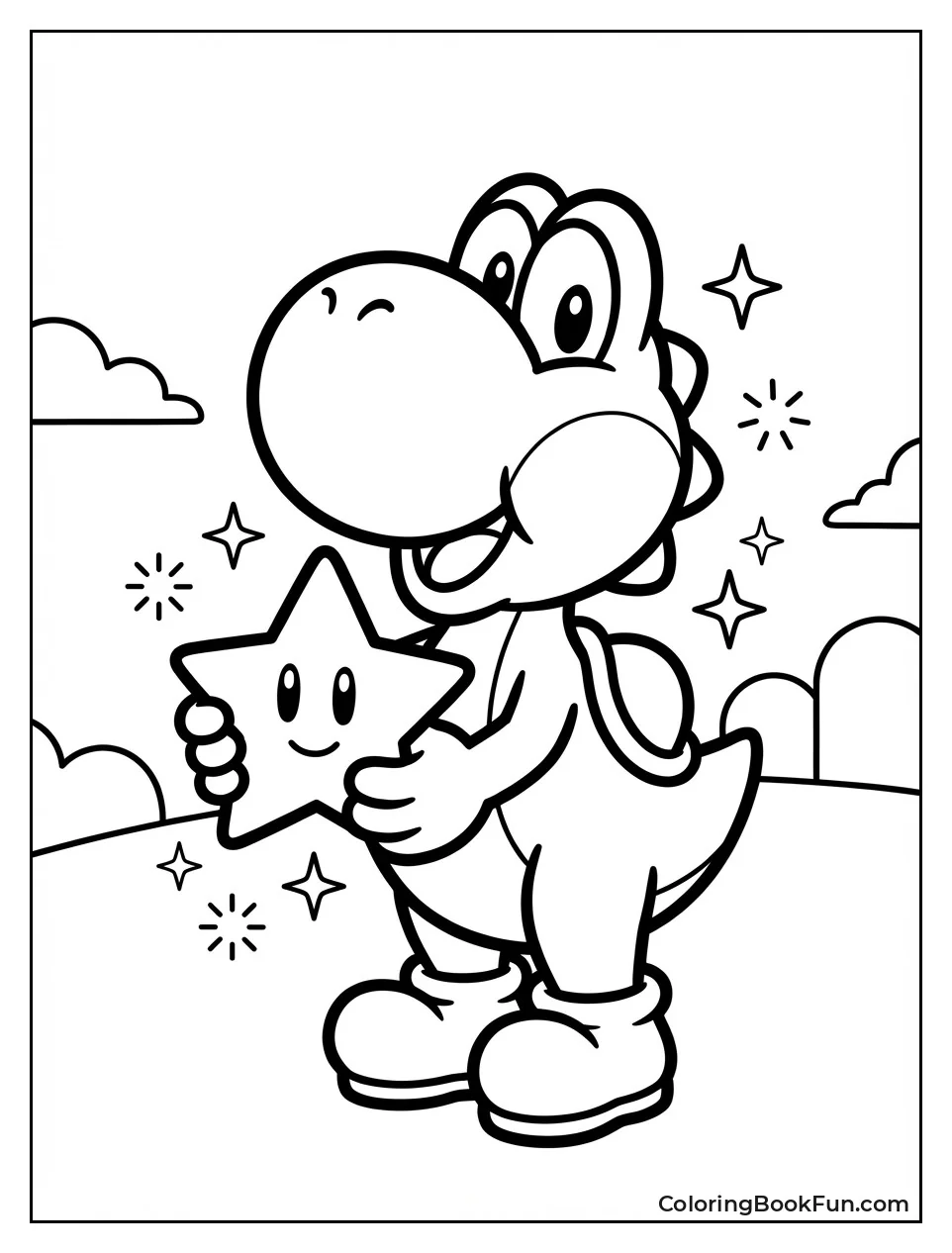 Sparkling Super Star Yoshi