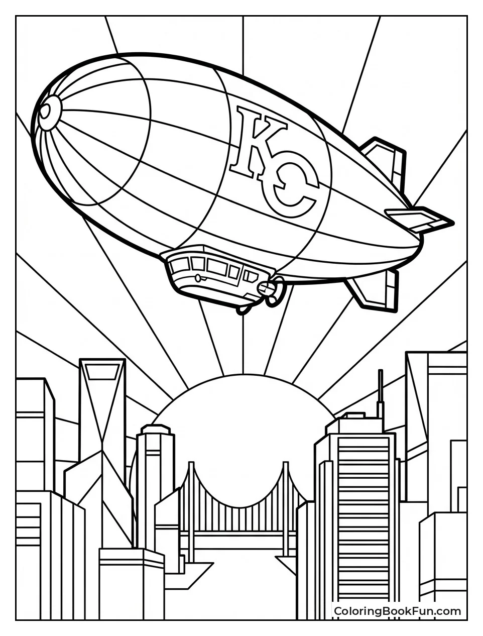 Battle City Blimp Flies