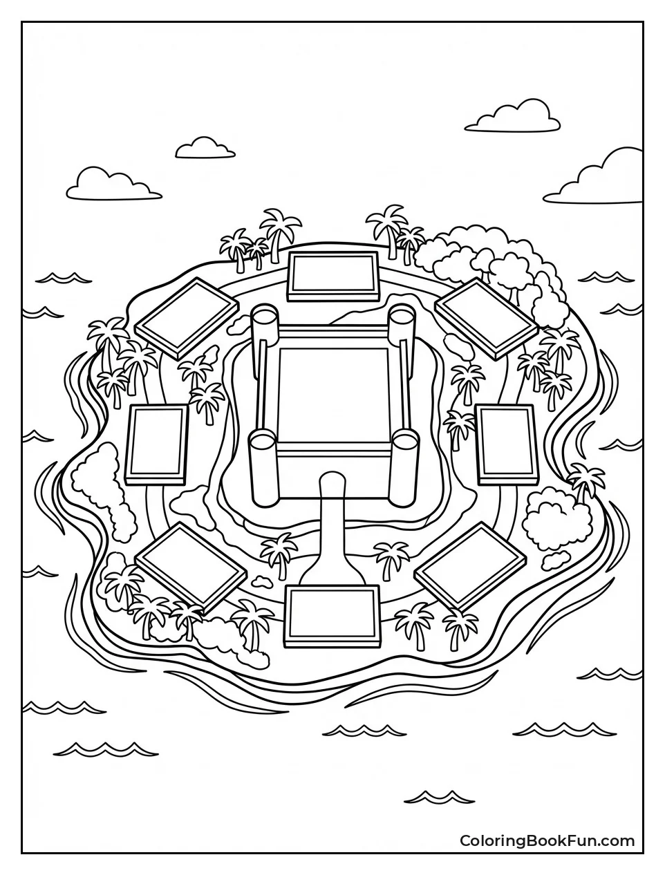 Duelist Kingdom Island View