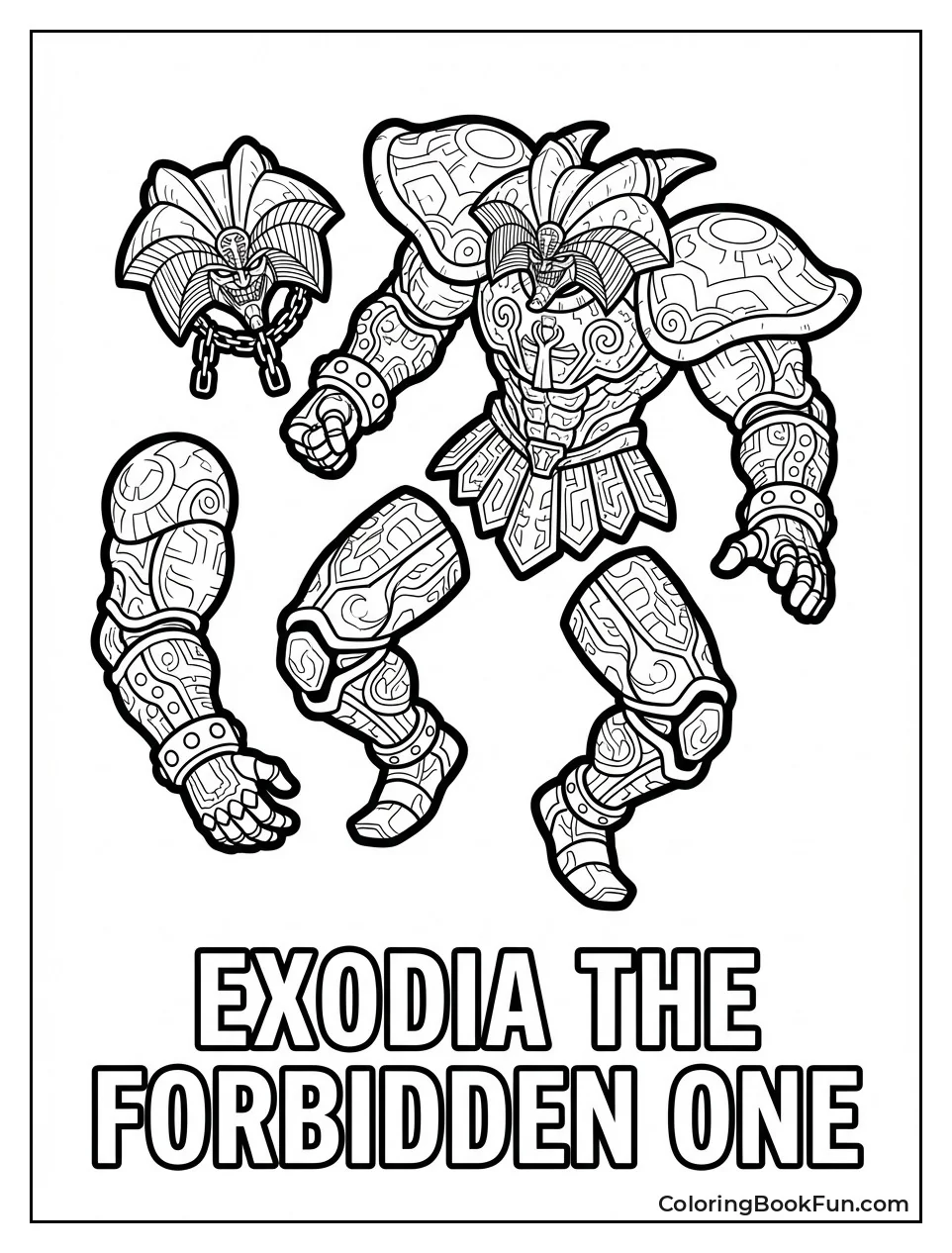 Exodia Pieces in Formation