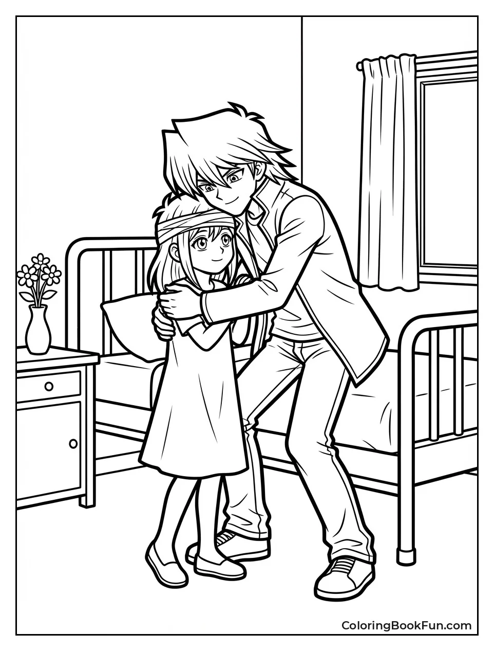 Joey Hugs Sister Serenity