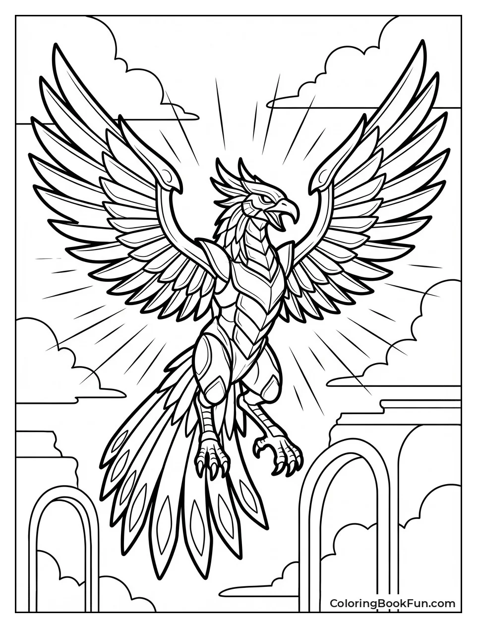 Ra Spreads Golden Wings