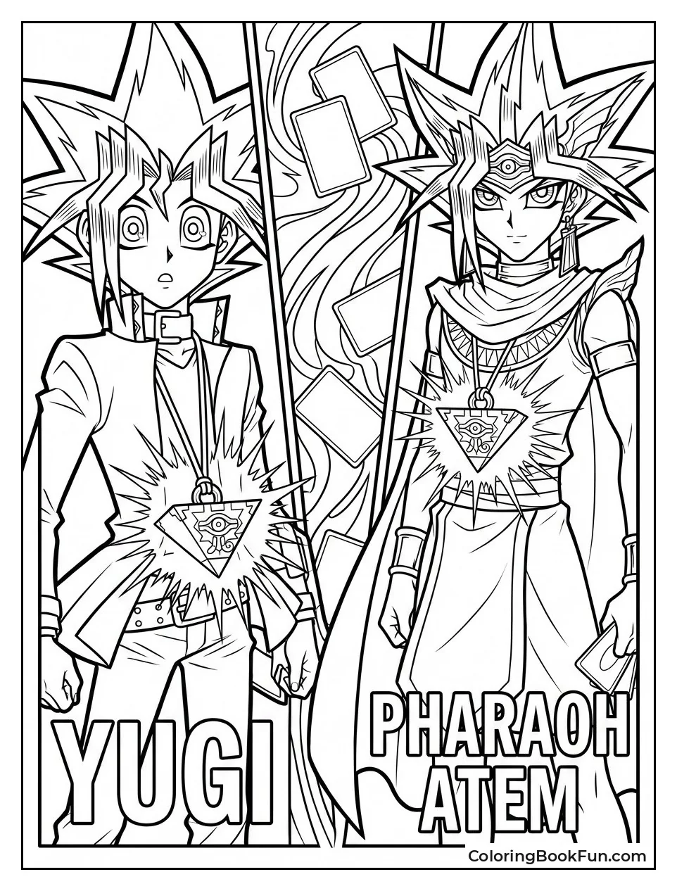 Yugi Transforms to Atem