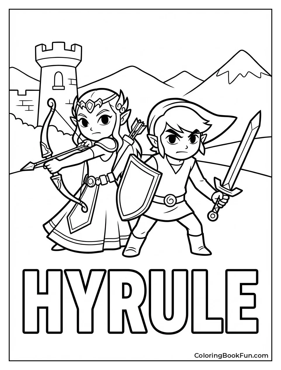 Zelda and Link Ready