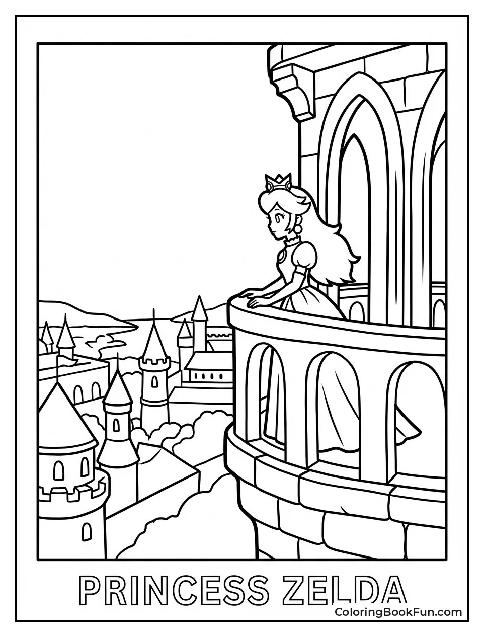 Zelda Gazes from Balcony