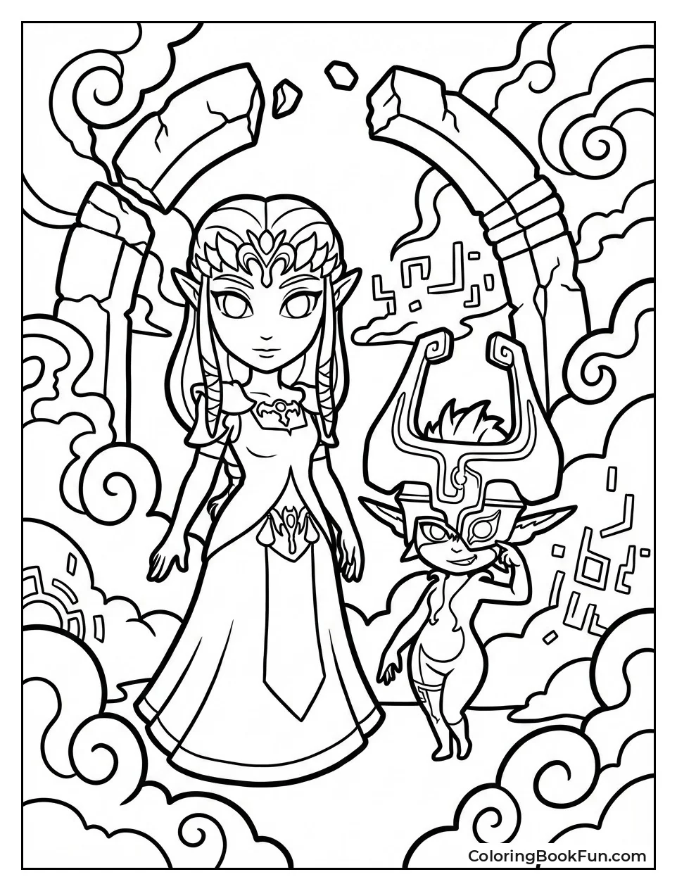 Zelda Befriends Twilight Midna