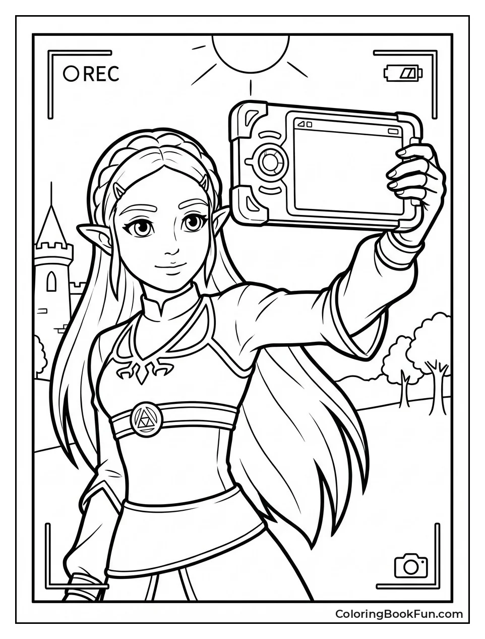 Zelda Takes Purah Pad Selfie