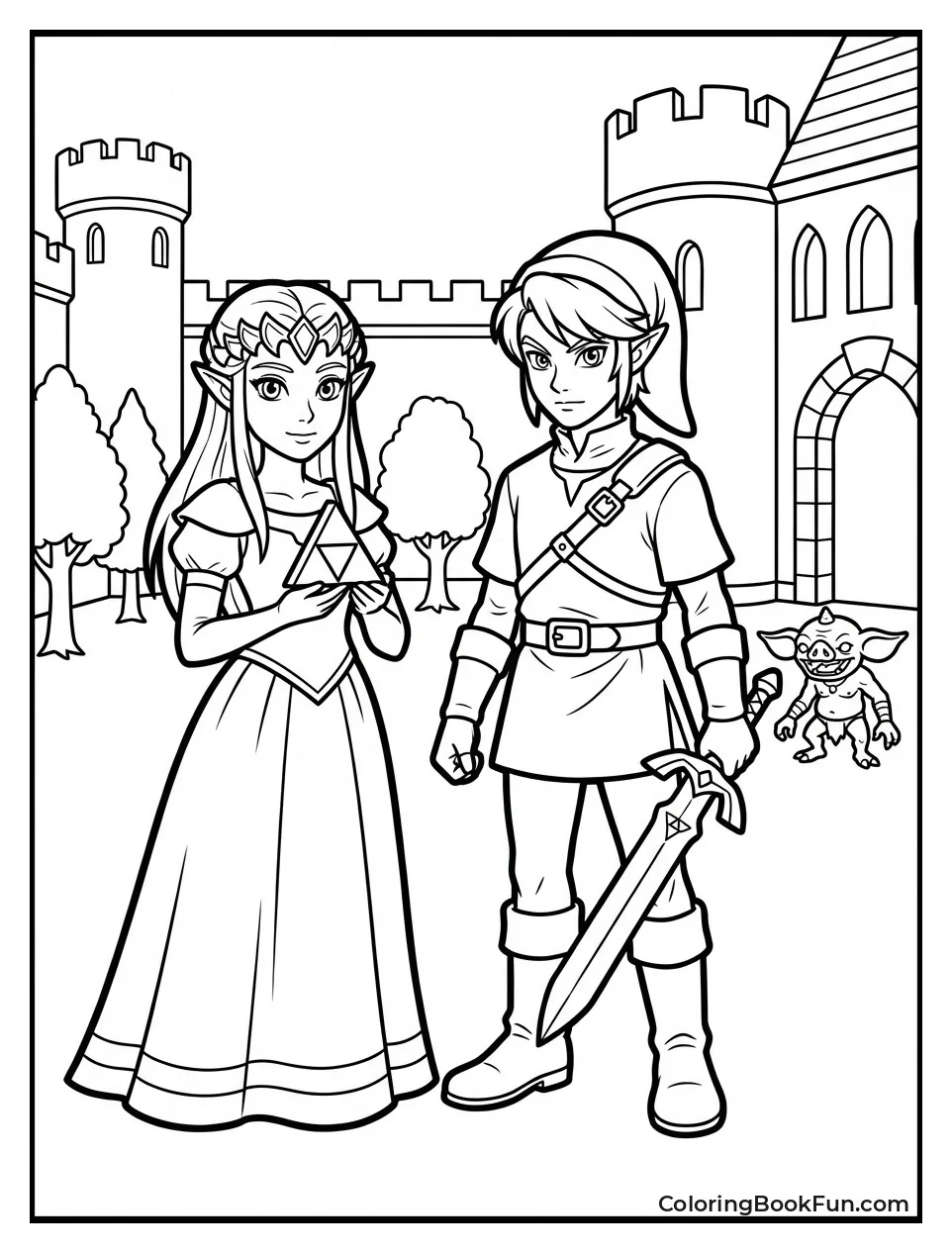 Zelda Link and Brave Heroes