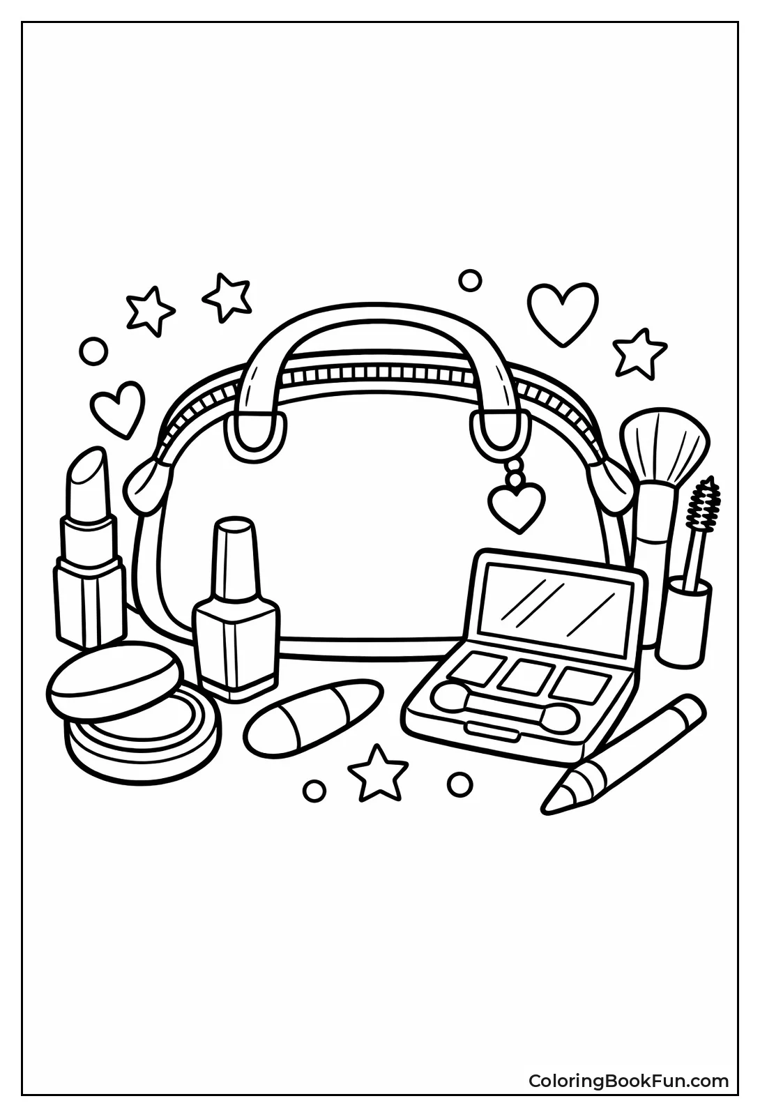 Zippered Cute Makeup Bag