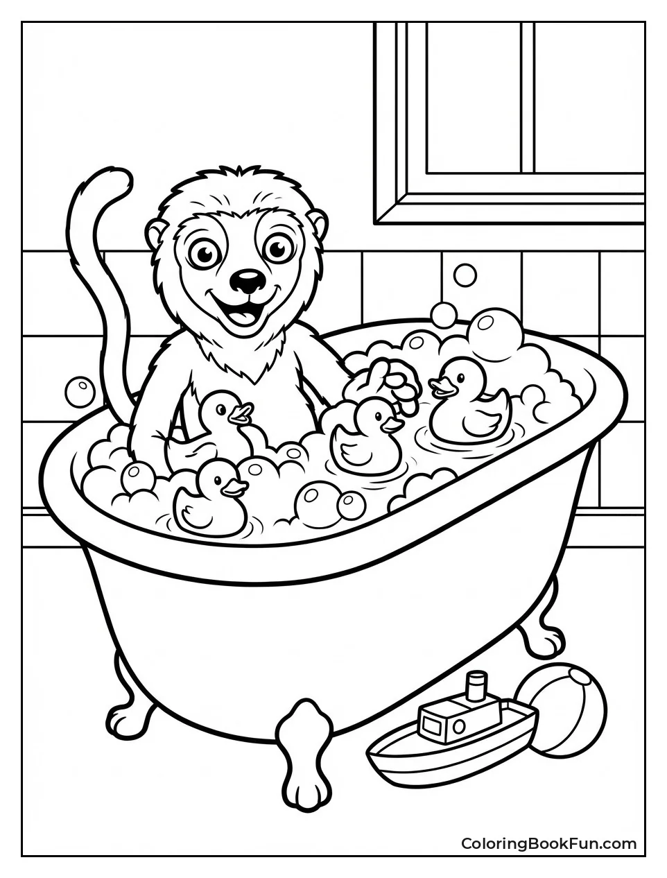 Zoboomafoo Takes Bubble Bath