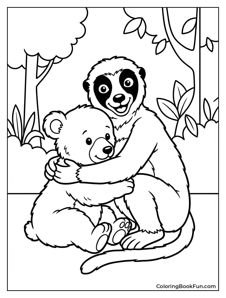 Zoboomafoo Hugs Bear Cub