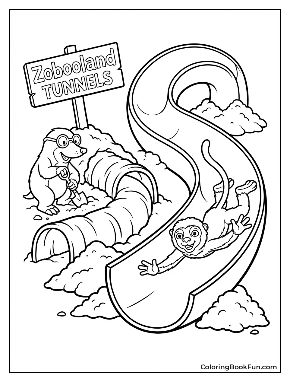 Sliding through Tunnels