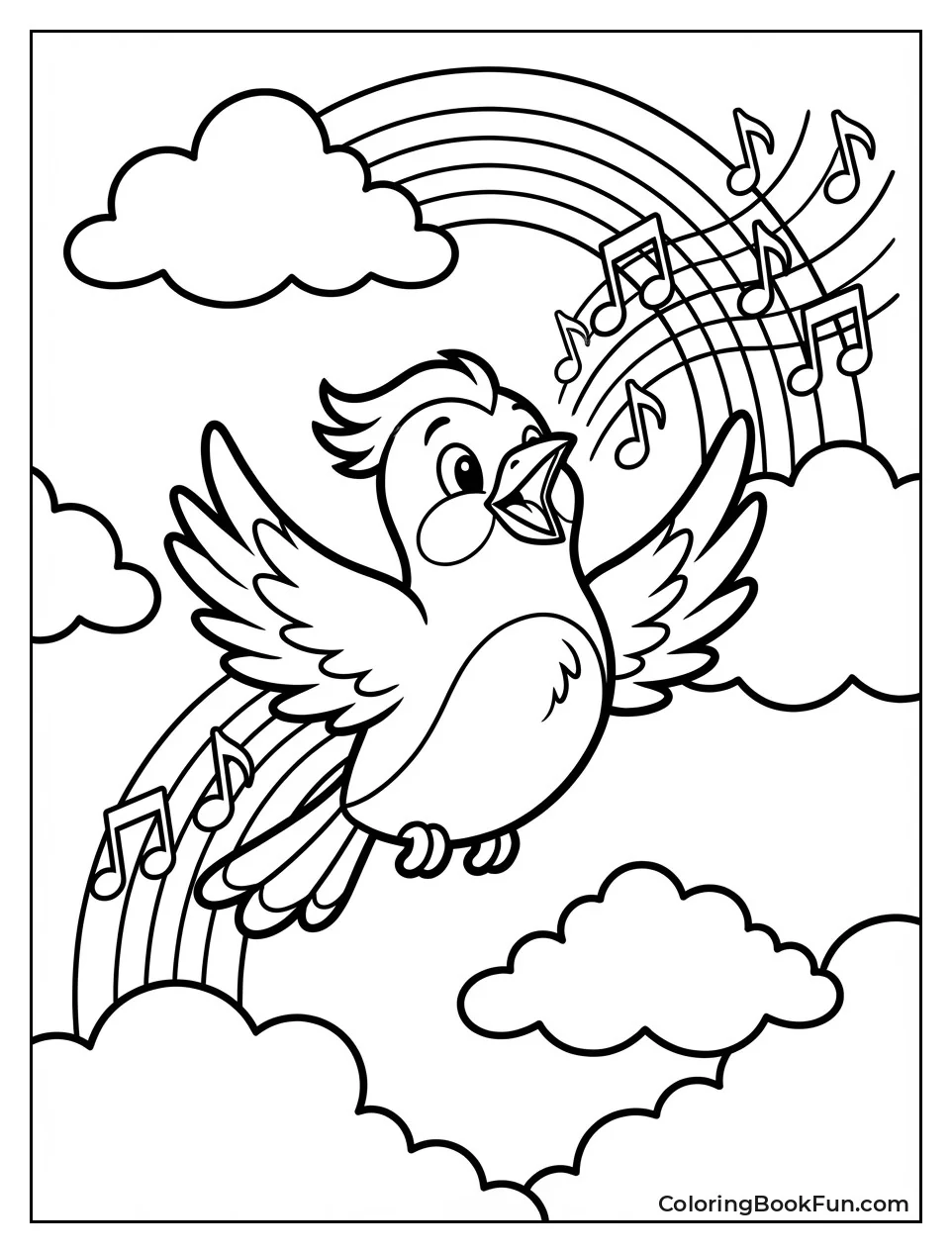 Wiggy Waxwing Sings Loudly