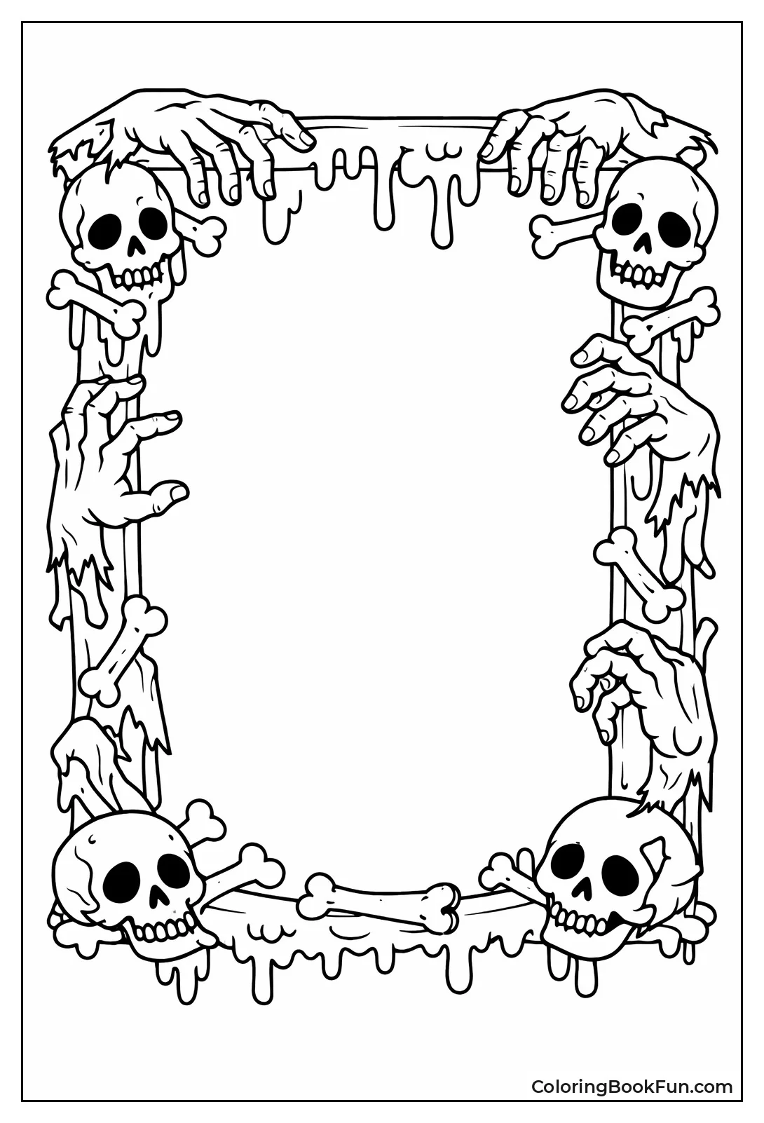 Zombie Border with Arms