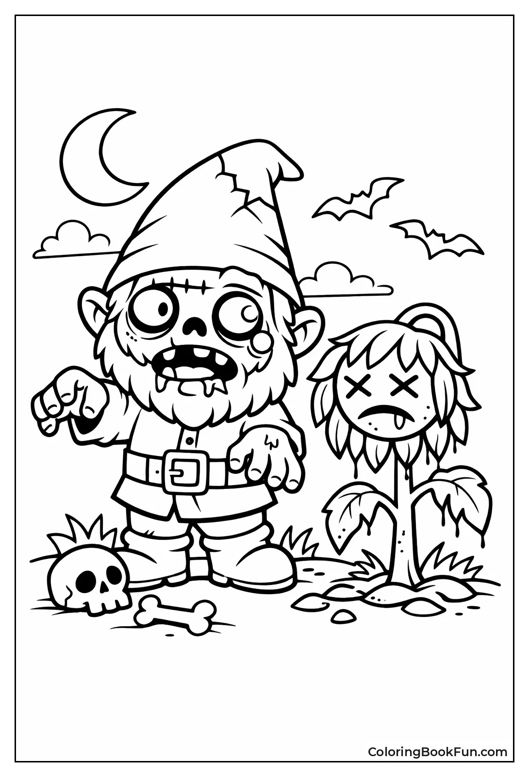 Zombie Garden Gnome Standing