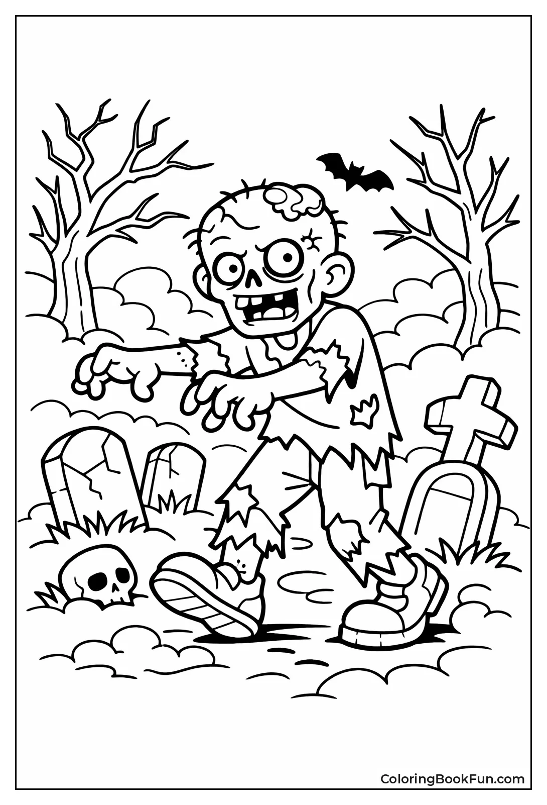 Zombie Shuffling in Graveyard