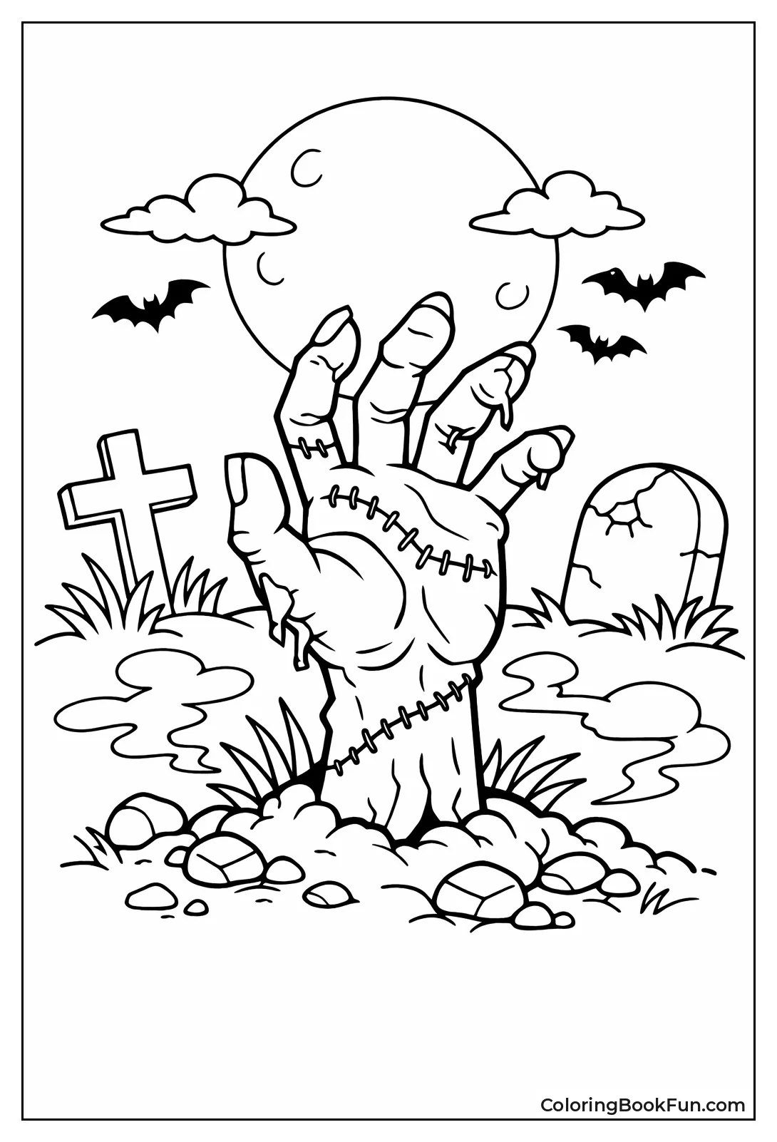 Zombie Hand from Grave