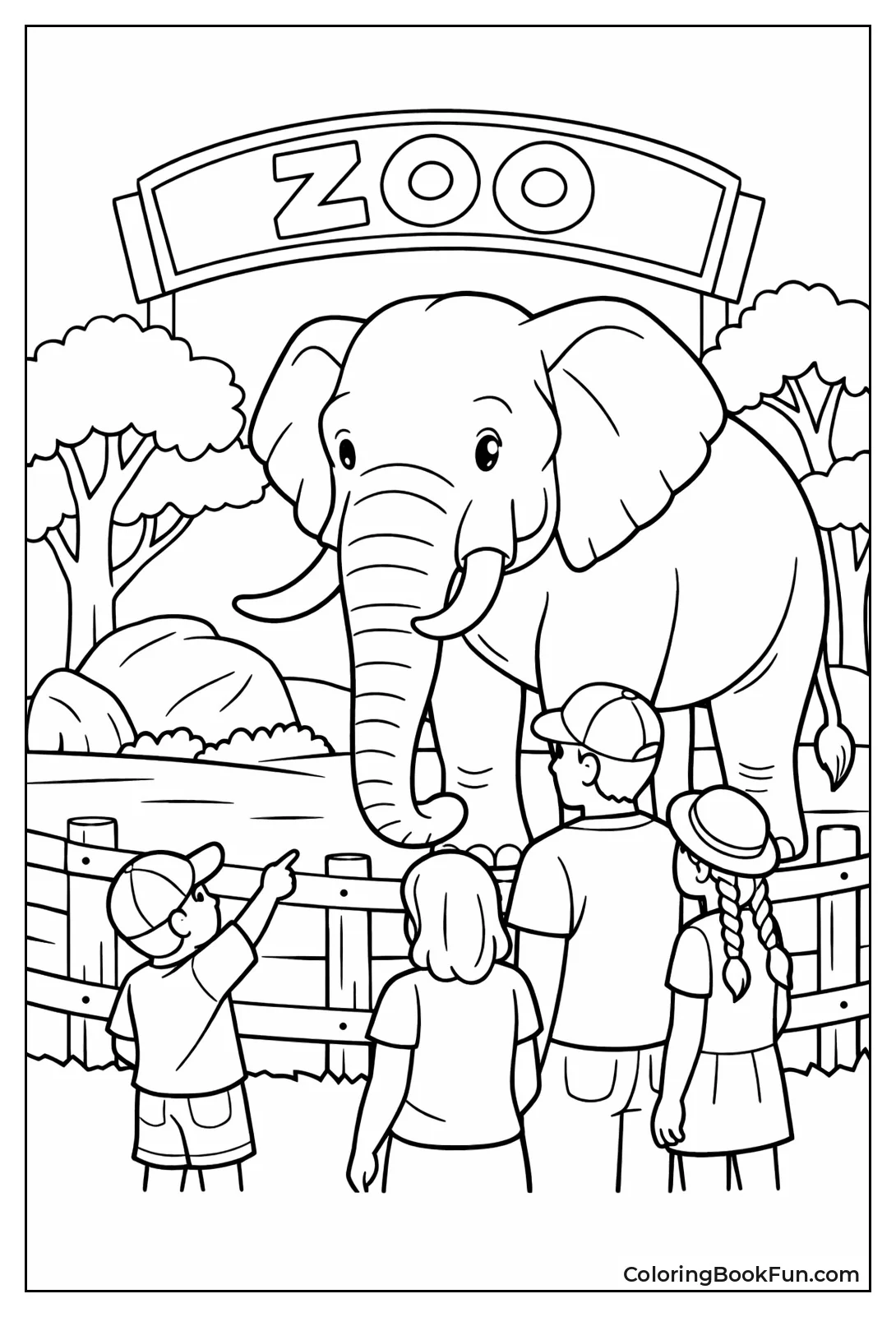 Elephant Towers over Visitors