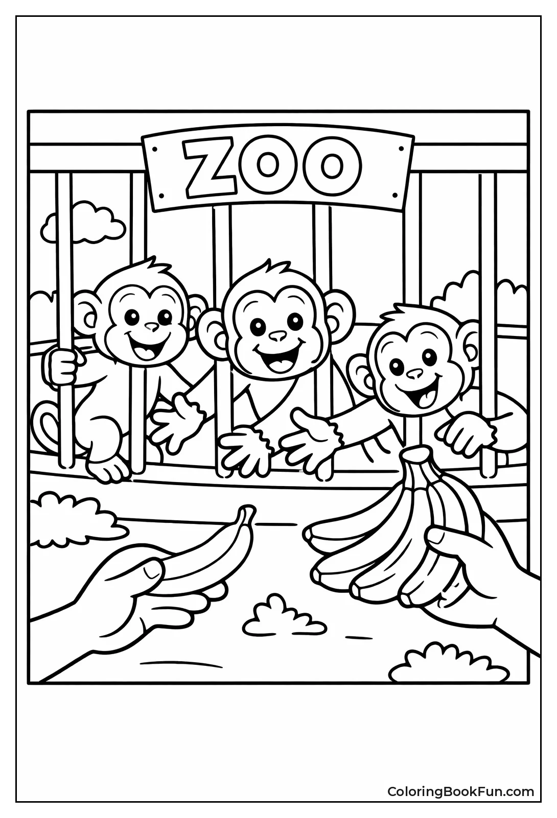 Monkeys Grab Bananas Bars