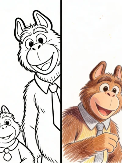 Alf coloring pages