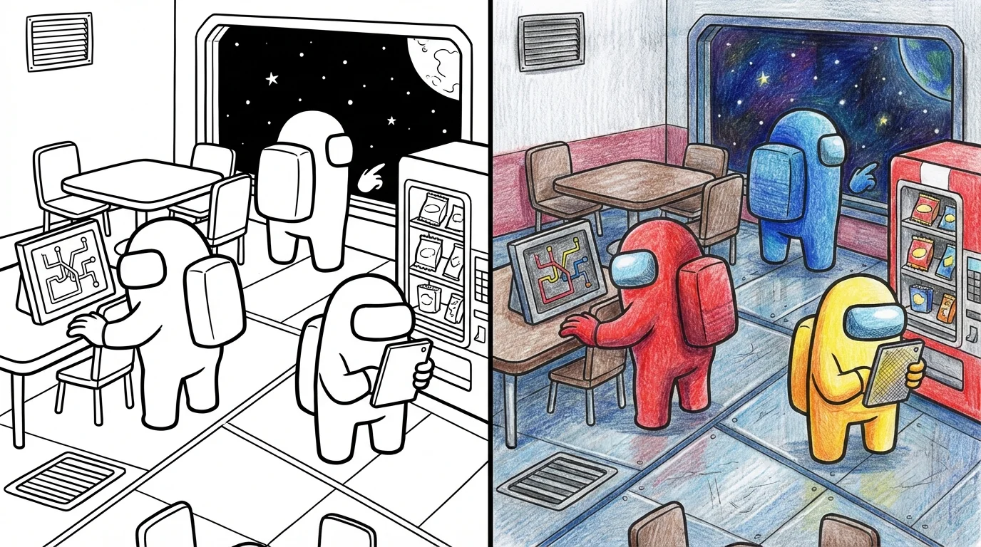 among us coloring pages