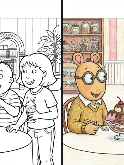 Arthur coloring pages