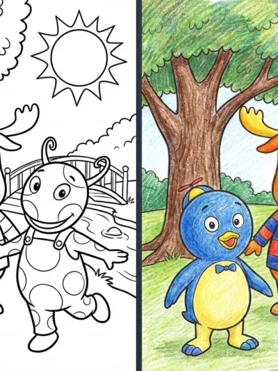 Backyardigans coloring pages