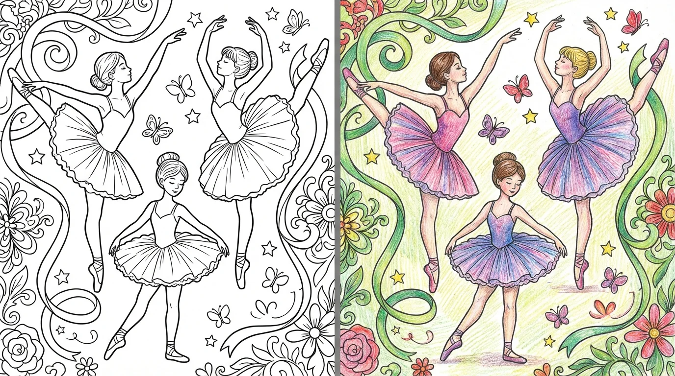 ballerina coloring pages