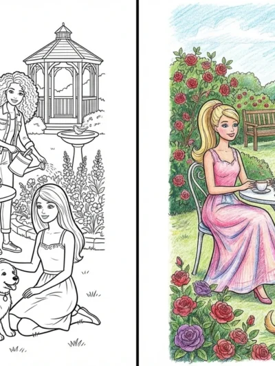 Barbie coloring pages