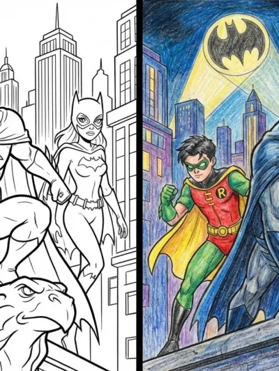 Batman coloring pages