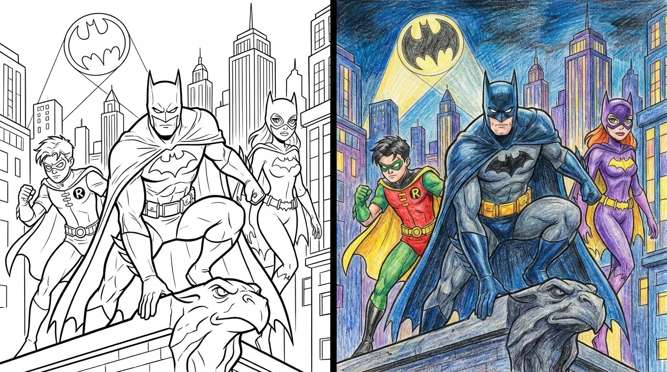 batman coloring pages