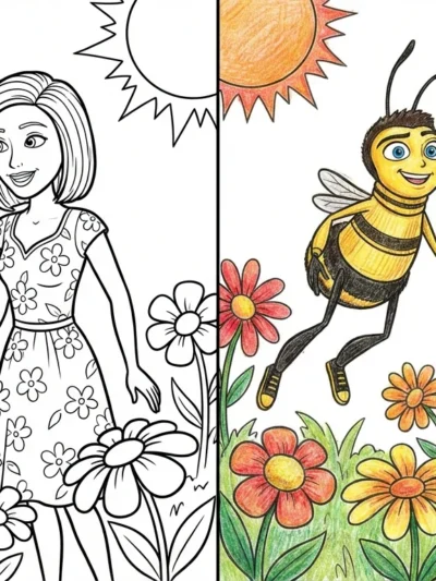 Bee Movie coloring pages