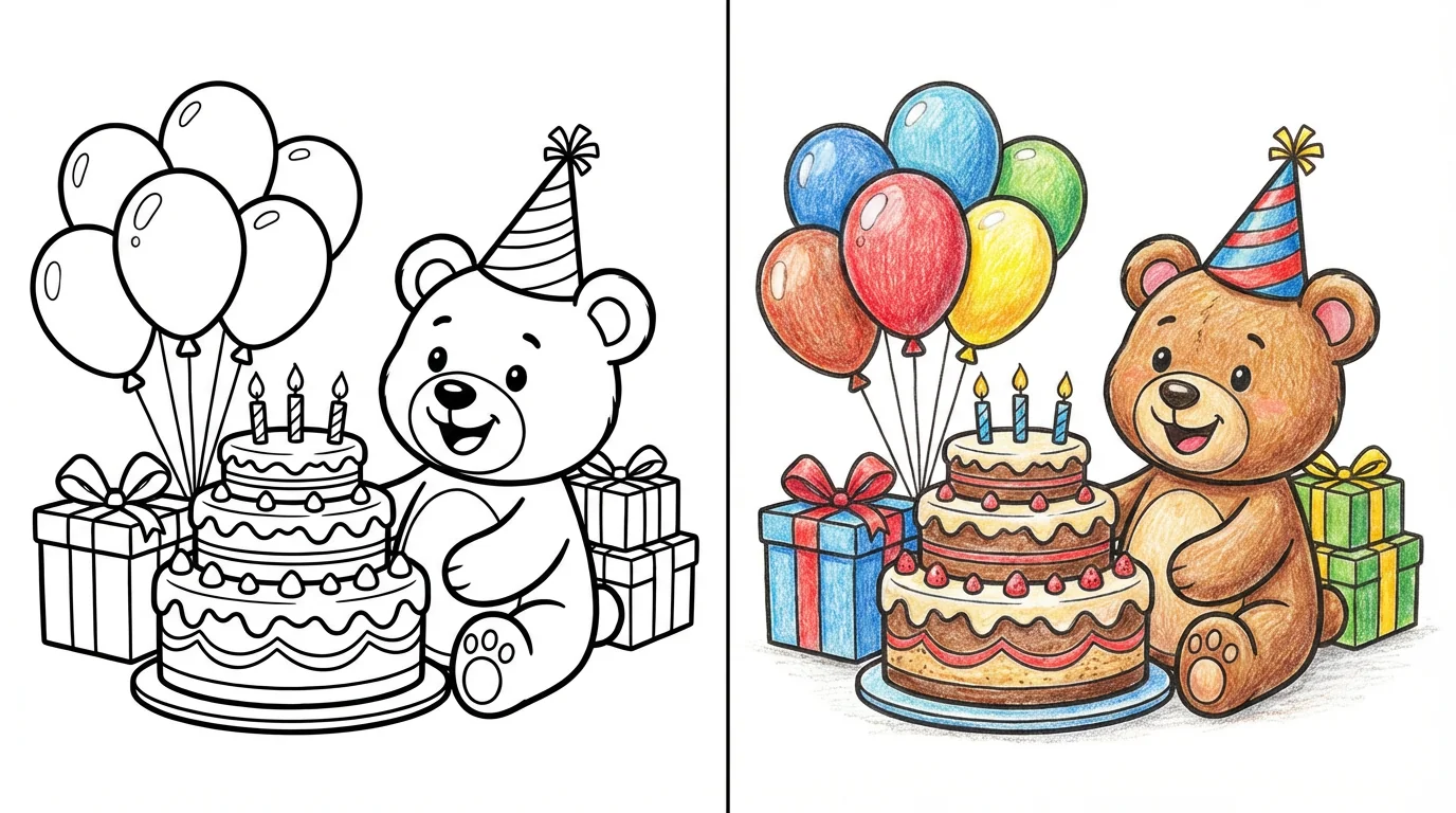 birthday coloring pages