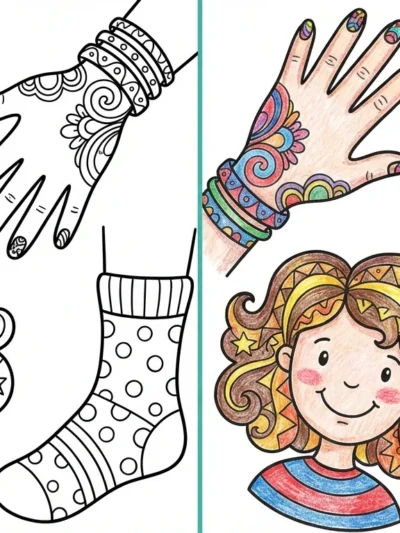 Body Part coloring pages