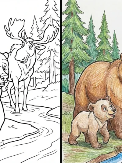 Brother Bear coloring pages