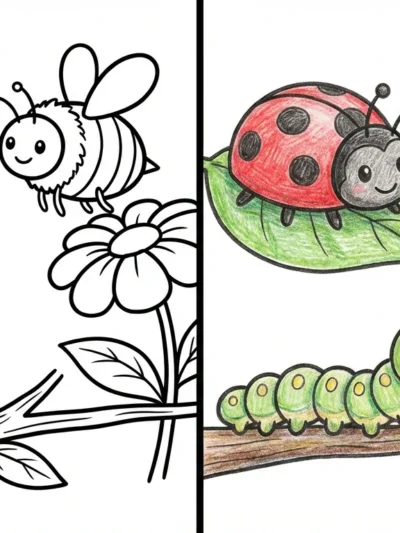 Bugs And Insects coloring pages