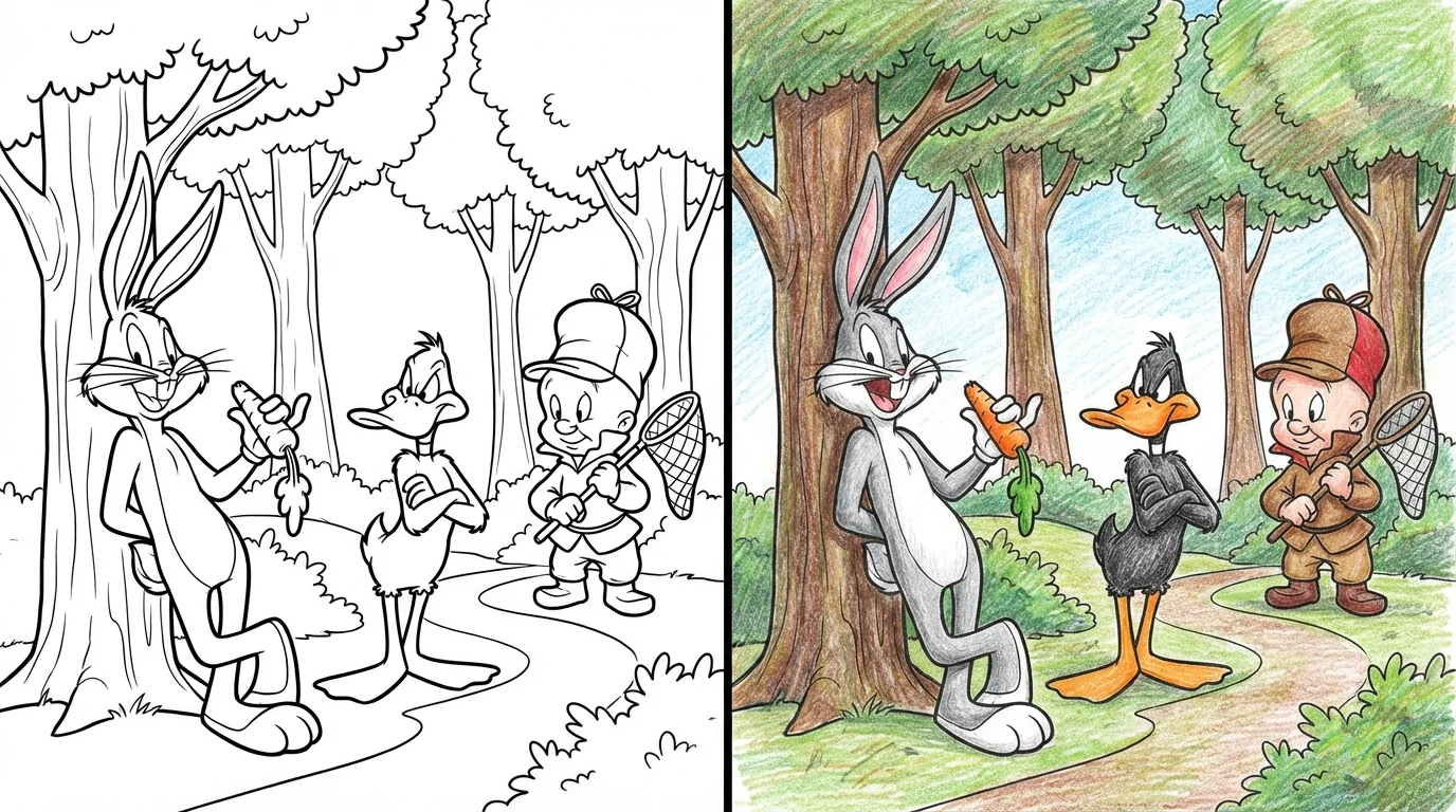 bugs bunny coloring pages